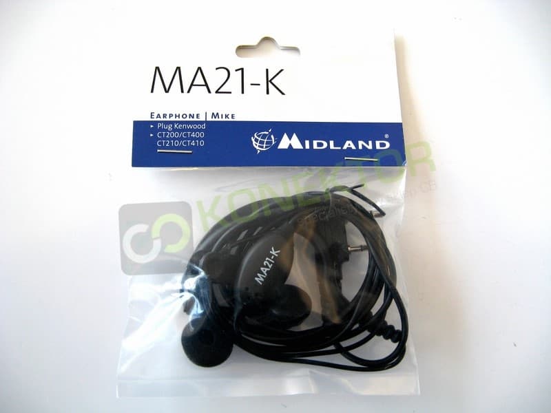 Mikrofonosłuchawka z VOX Midland MA-21-K do Kenwood, Baofeng, Wouxun, Alan CT200 CT210 CT400 CT410