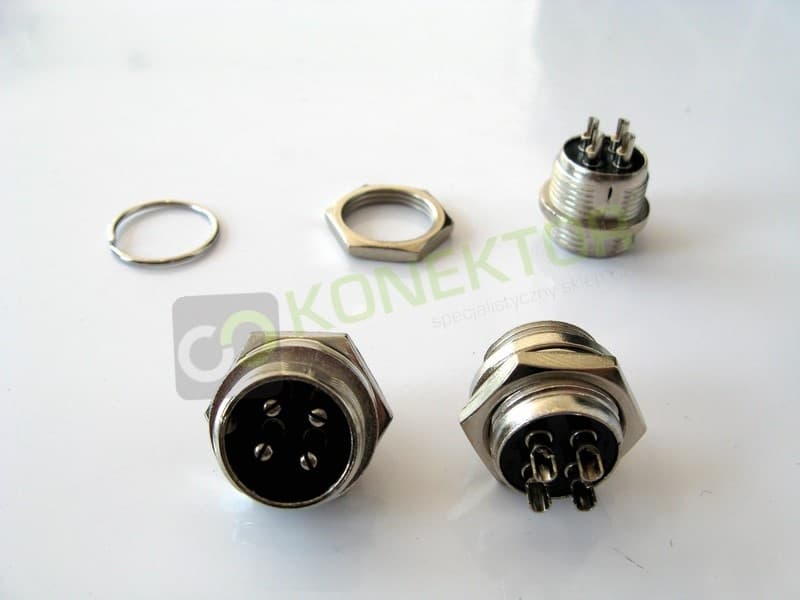 Gniazdo mikrofonowe 4-PIN do obudowy