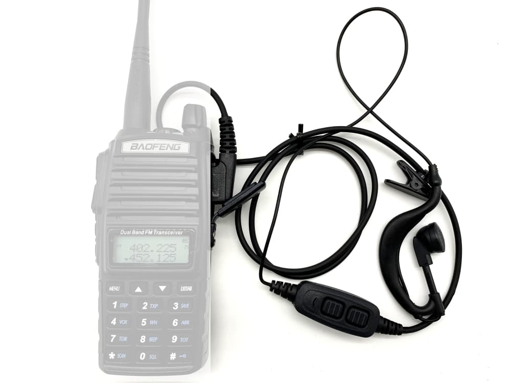 Mikrofonosłuchawka do Baofeng UV-82 z podwójnym PTT - ORYGINAŁ
