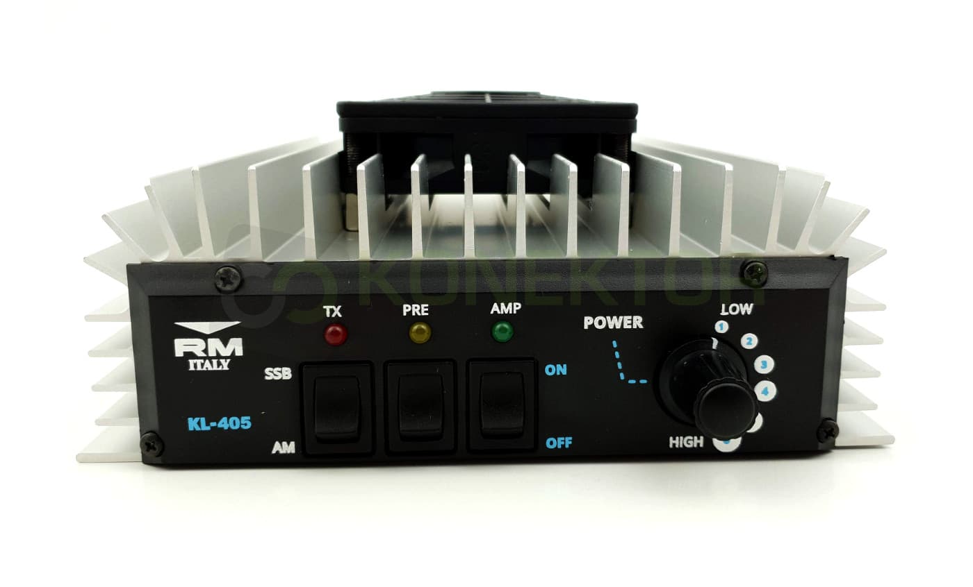 RM KL 405 V z wentylatorem - wzmacniacz mocy HF 200W Made in Italy (RM KL405V)