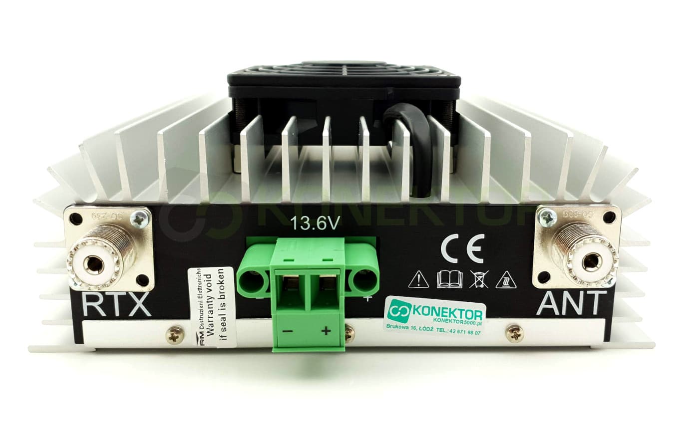 RM KL 405 V z wentylatorem - wzmacniacz mocy HF 200W Made in Italy (RM KL405V)