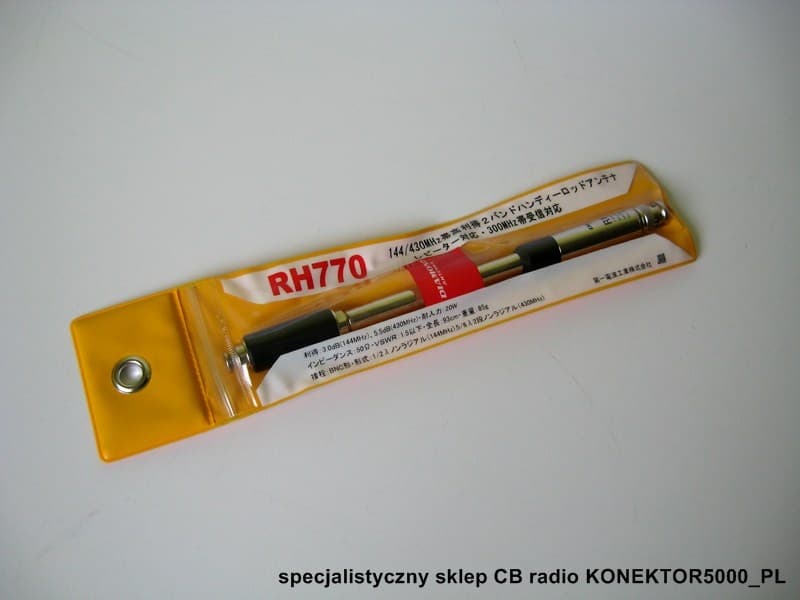 Diamond RH770 BNC 93cm Antena do duobanderów/skanerów VHF UHF teleskopowa