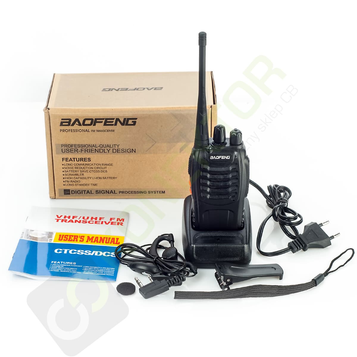 Baofeng BF-888-S radiotelefon profesjonalny 2W UHF 400-470MHz POLSKA DYSTRYBUCJA