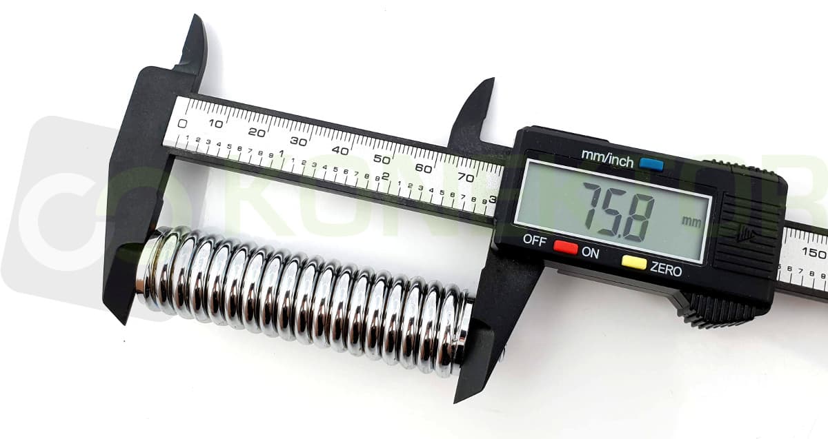 Sprężyna amortyzująca 75mm ROAD-PRO RP-311 - do anten typu 3/8 o długości do 120cm