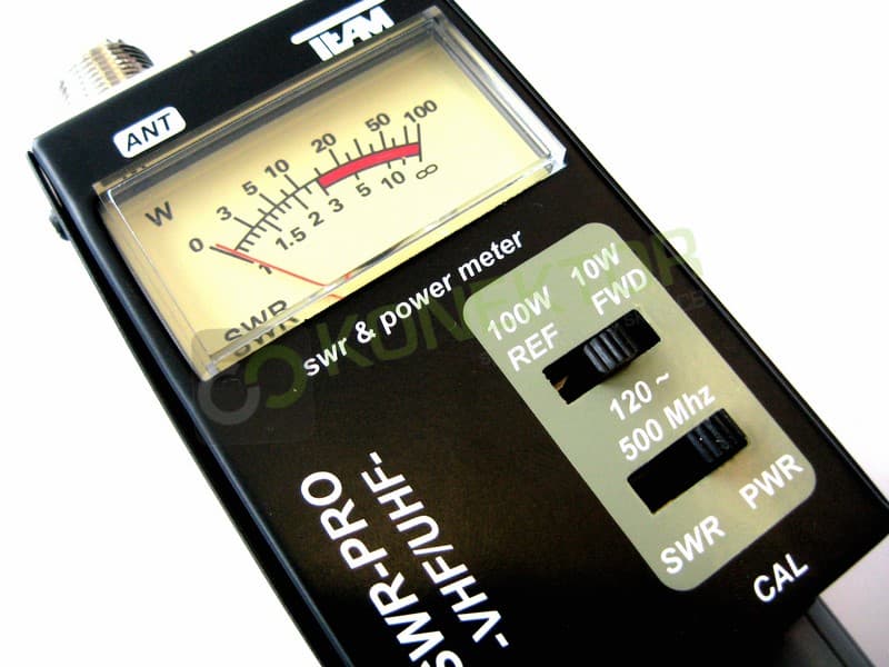 TEAM SWR-PRO VHF/UHF 120-500MHz kalibrowany miernik SWR oraz mocy - reflektometr
