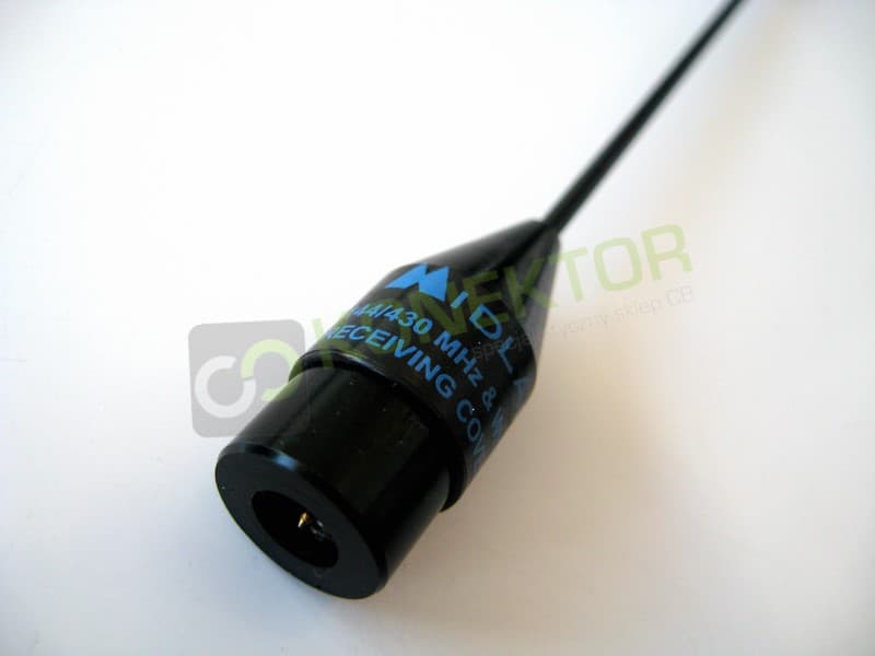 Midland G7 FLEX - dłuższa lepsza antena 35cm do Midland G7 G8 G9 G11 G14 G15 (+gniazdo w komplecie)