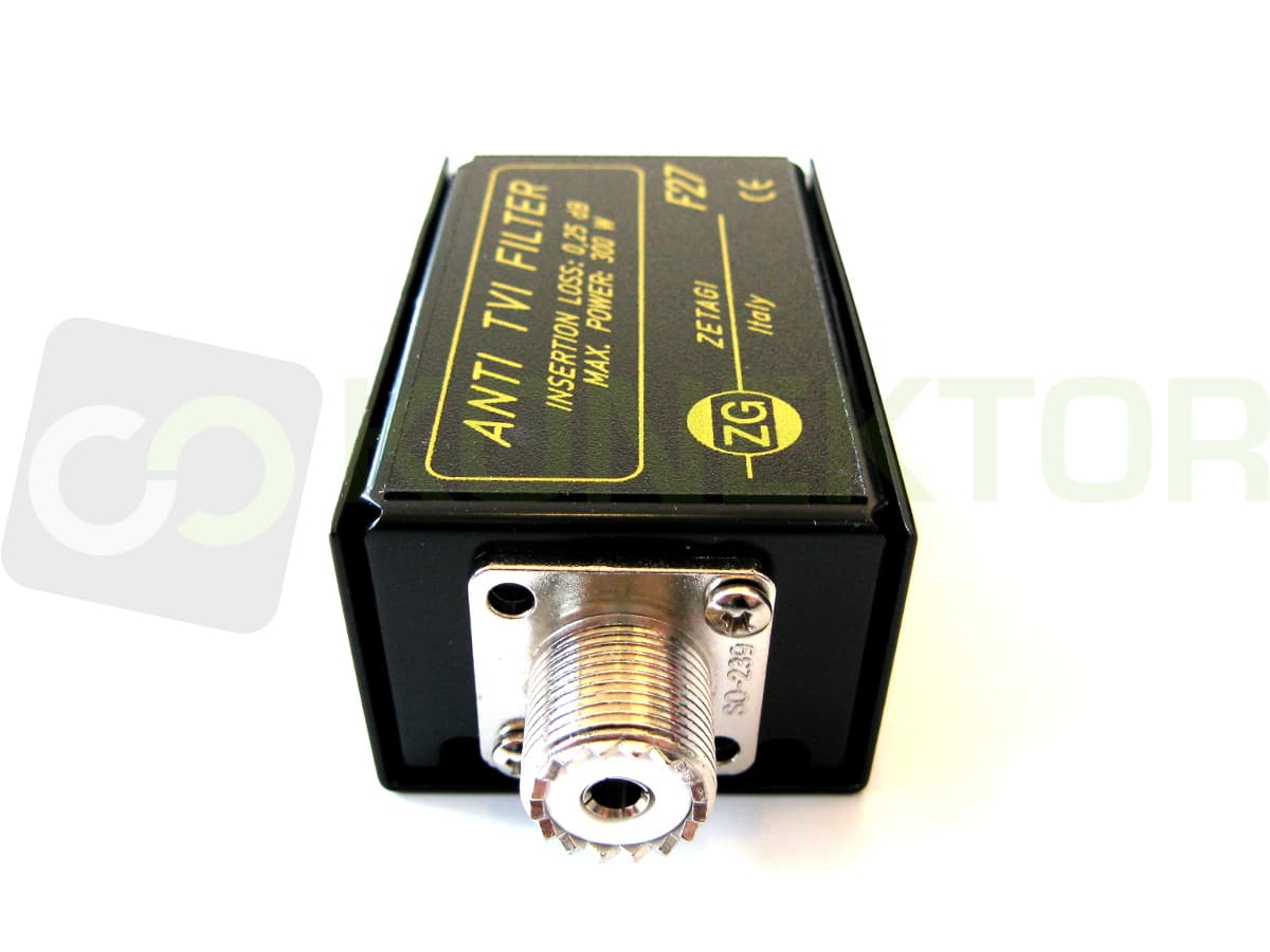 Filtr dolnoprzepustowy TVI Zetagi F27 0-30MHz Made in Italy