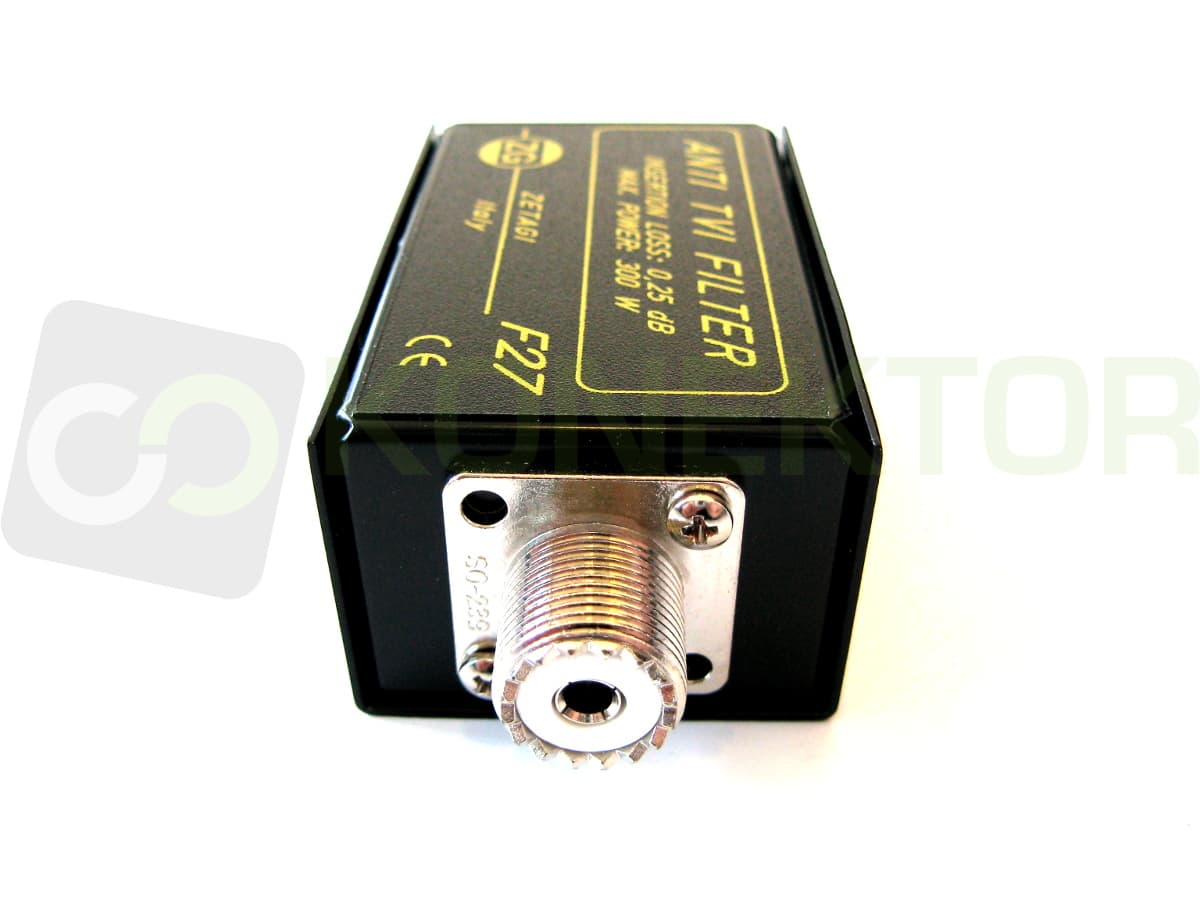 Filtr dolnoprzepustowy TVI Zetagi F27 0-30MHz Made in Italy