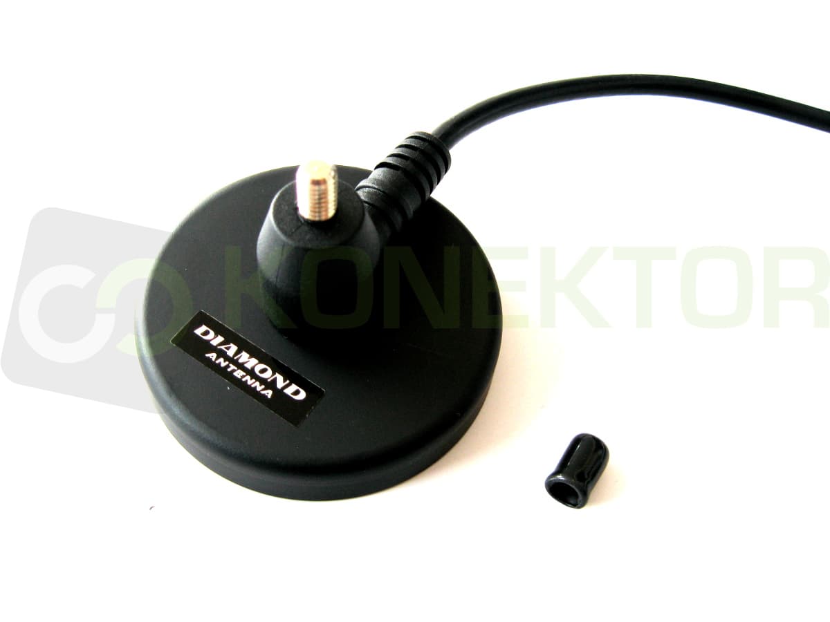 Diamond MC100 DYSKRETNA antena VHF 134~174MHz długość 44-57cm, podstawa magnetyczna z kablem 4m