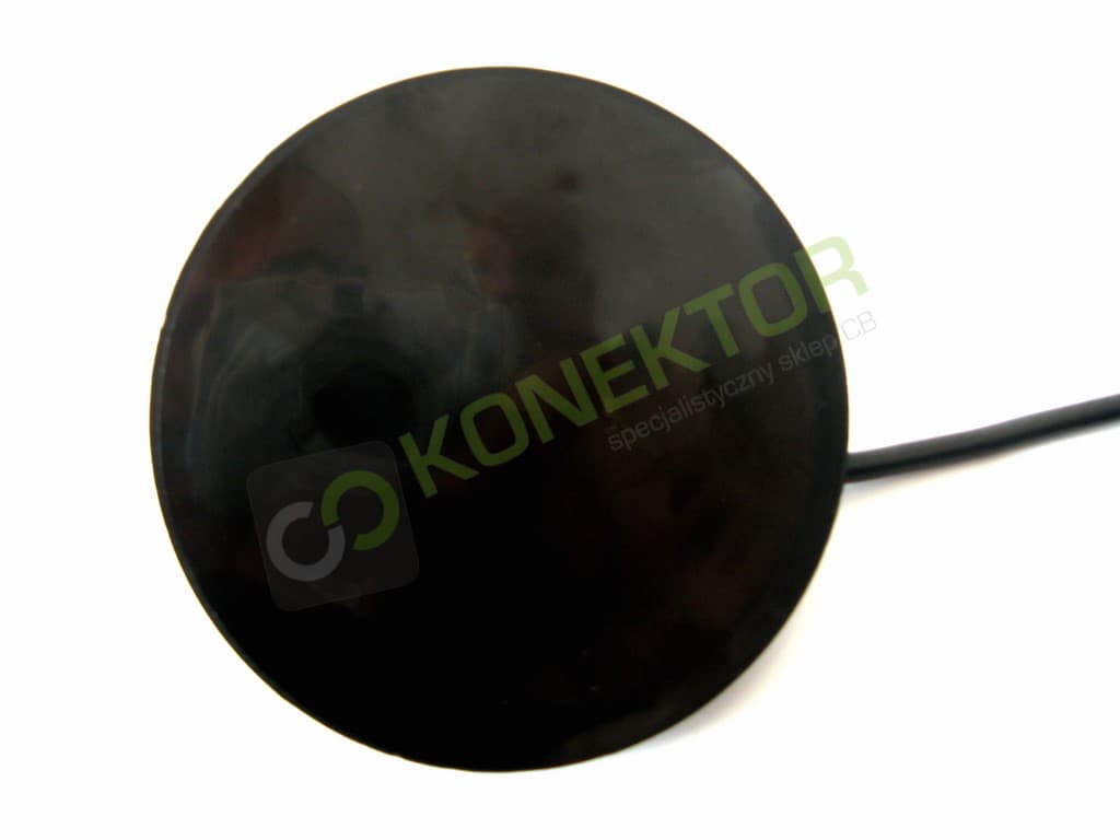 Podstawa magnetyczna 95mm typ PL (magnes) do anten wkręcanych, kabel 4m oraz wtyk UC-1 do radia