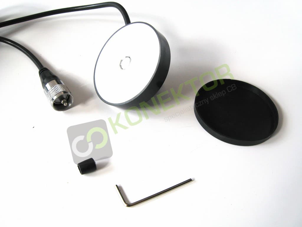 Sonar 874 (srebrna) Antena CB magnesowa 32cm kabel 4,20m (odpowiednik President Georgia)