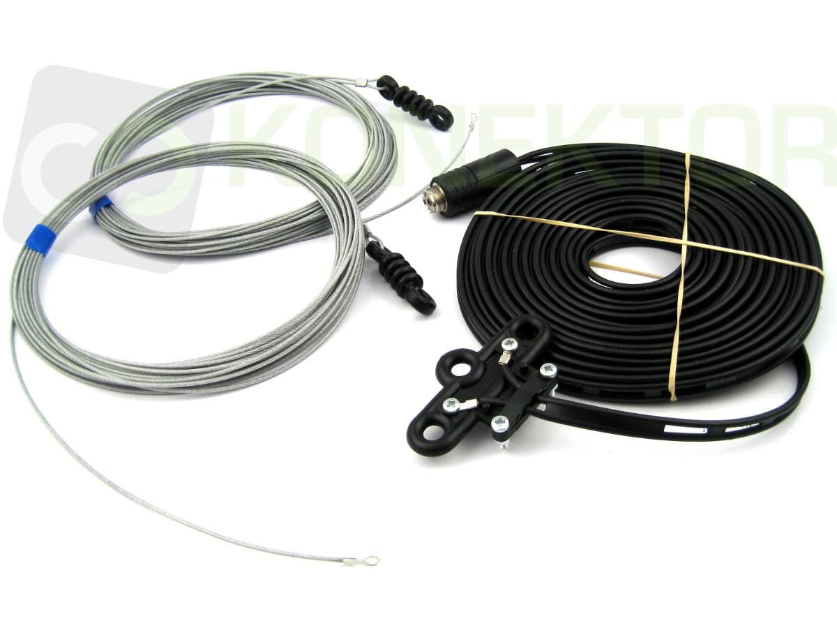 RADIORA G5RV pełnowymiarowa 3.5-30MHz - ramiona 2x 15,5m - antena dipol KF