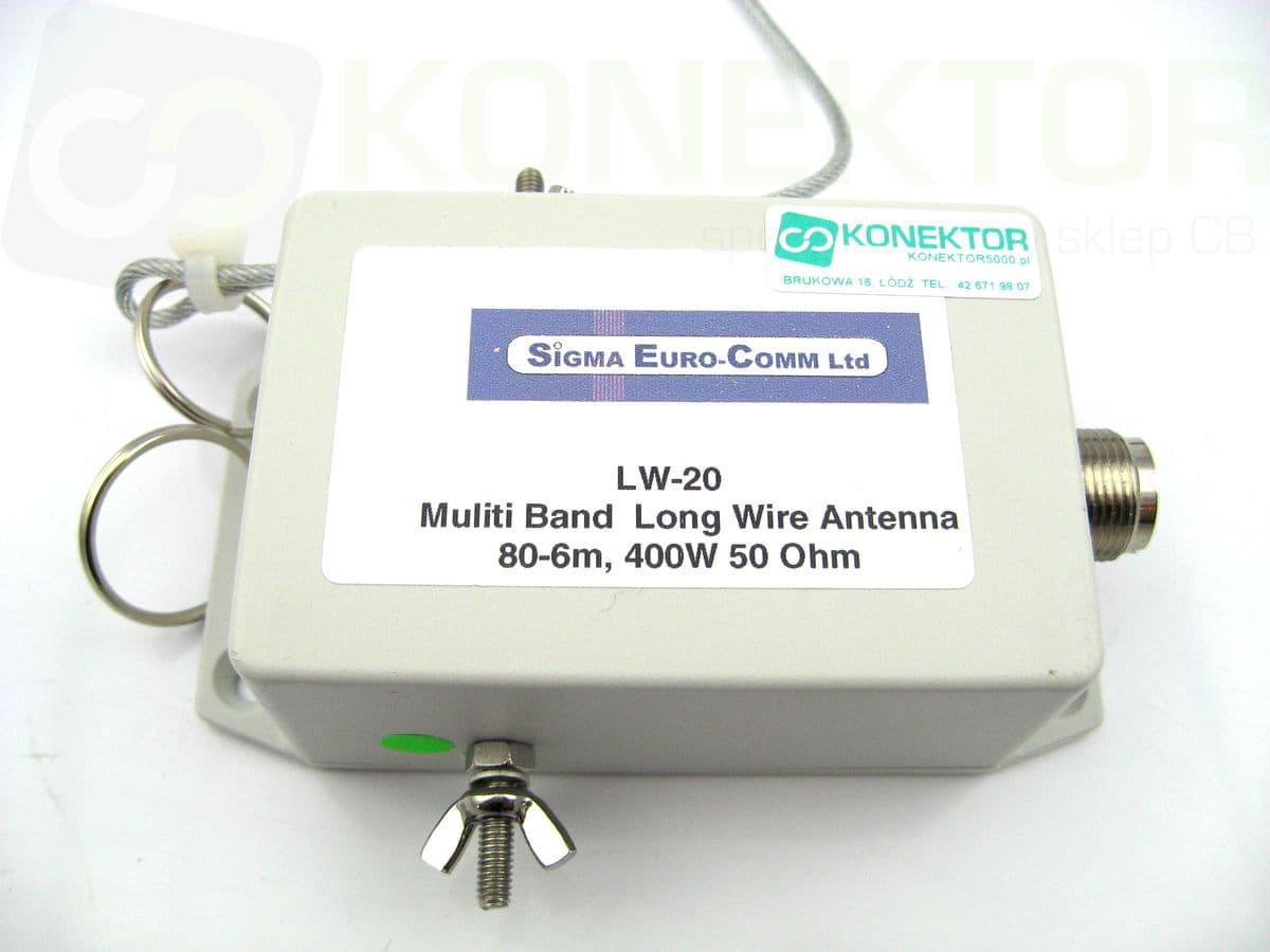 Sigma LW-20 Longwire 3.5-52MHz - długość 20m - antena linkowa KF long wire