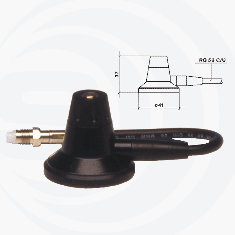 Sirio SKB 108-960 Antena magnesowa VHF/UHF dostrajana 108-960MHz długość do 70cm