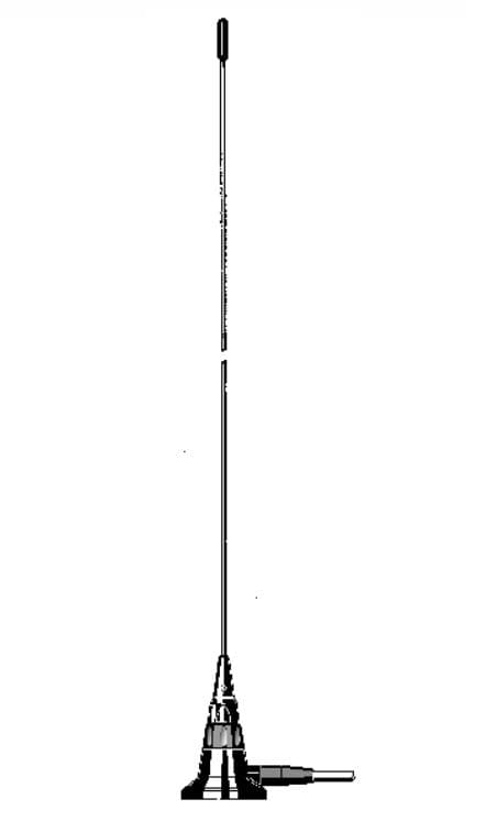 Sirio SKB 108-960 Antena magnesowa VHF/UHF dostrajana 108-960MHz długość do 70cm