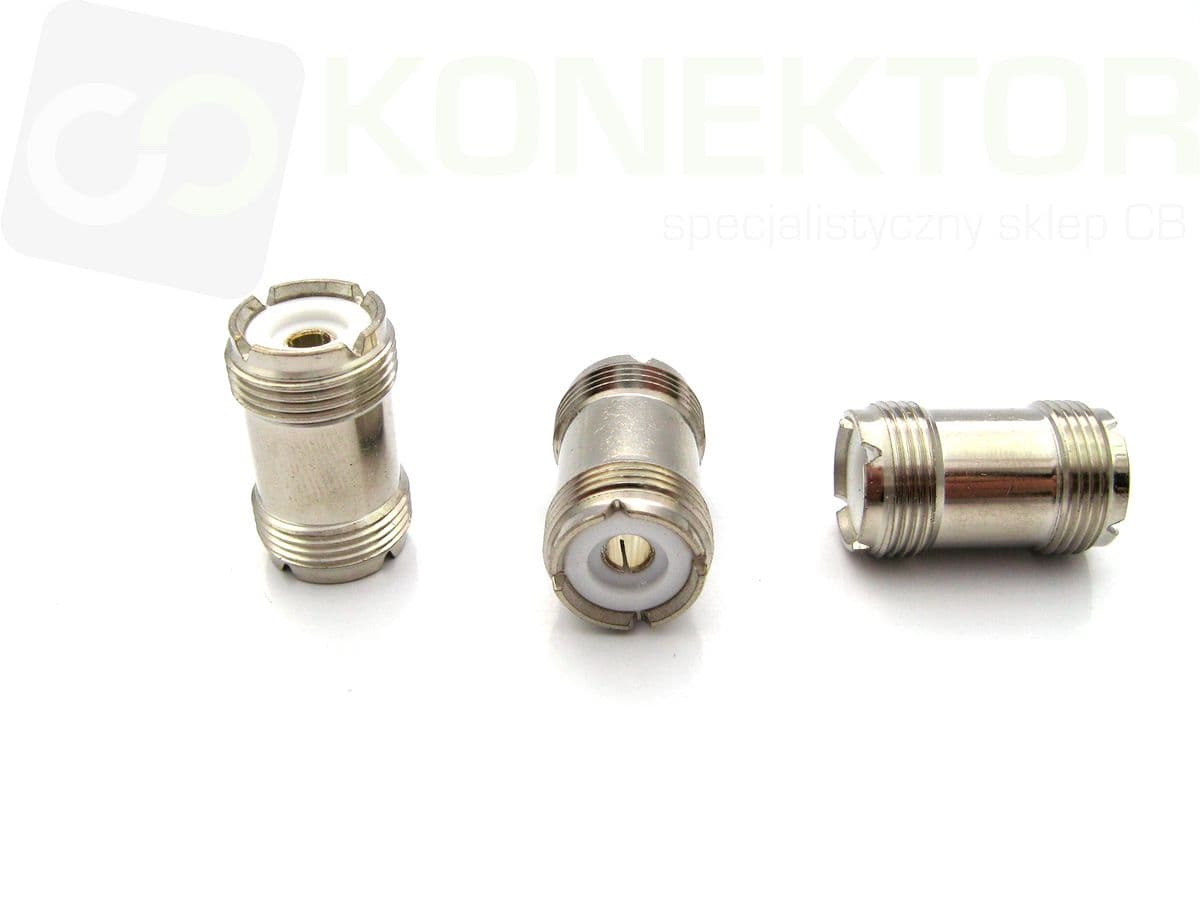 Beczka UC-1/UC-1 łącznik krótki UHF 28mm - wypełnienie teflon (PTFE) beczka UHF RADIORA