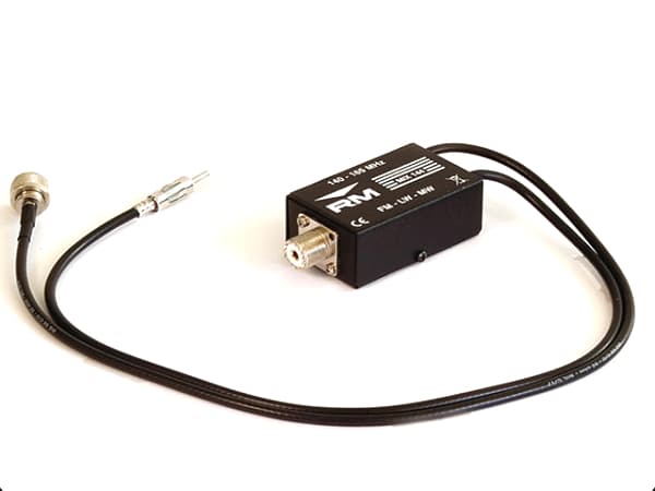 RM MIX 144 spliter antenowy VHF/FM - antena VHF 140-173MHz działająca jako FM LW MW