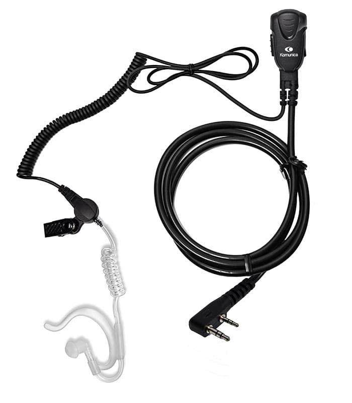 KOMUNICA PWR-TUB-K-EH mikrofonosłuchawka pneumatyczna (z fonowodem) wtyk K Kenwood, Baofeng, Wouxun, Intek itp.