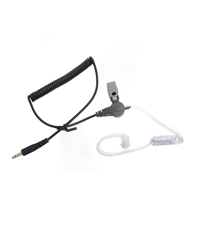 KOMUNICA PWR-TUB-AUT-S dyskretna słuchawka z fonowodem np. do skanerów Uniden, Yaesu, Icom, AOR - jack 3.5mm