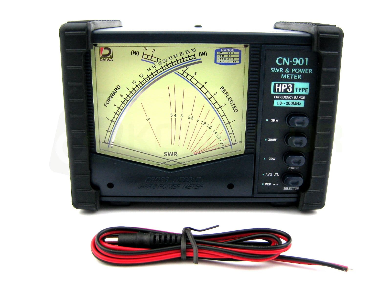 Daiwa CN-901 HP3 profesjonalny krzyżowy miernik SWR oraz mocy 1.8~200MHz / 3kW - reflektometr SUPERJAKOŚĆ następca Daiwa CN801 HP3