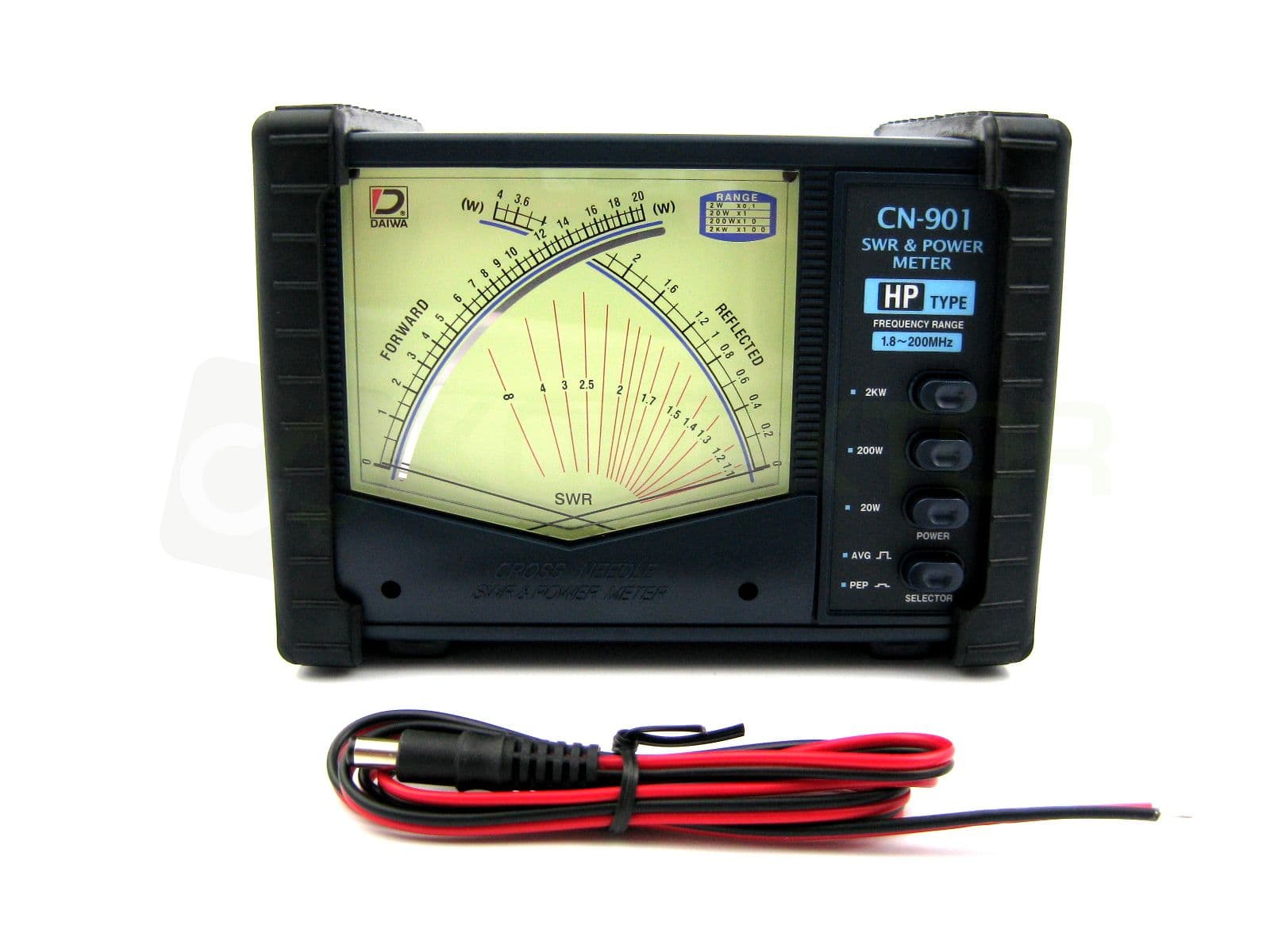 Daiwa CN-901 HP profesjonalny krzyżowy miernik SWR oraz mocy 1.8~200MHz / 2kW - reflektometr SUPERJAKOŚĆ następca Daiwa CN801