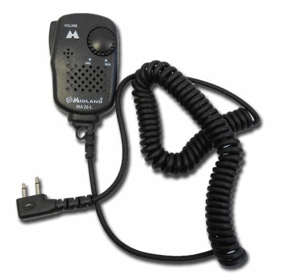 Mikrofonogłośnik Midland MA-26-L do Alan 42, Intek H-520, Albrecht AE 2990, PMR Midland G5, G6, G7, G9 i wielu innych