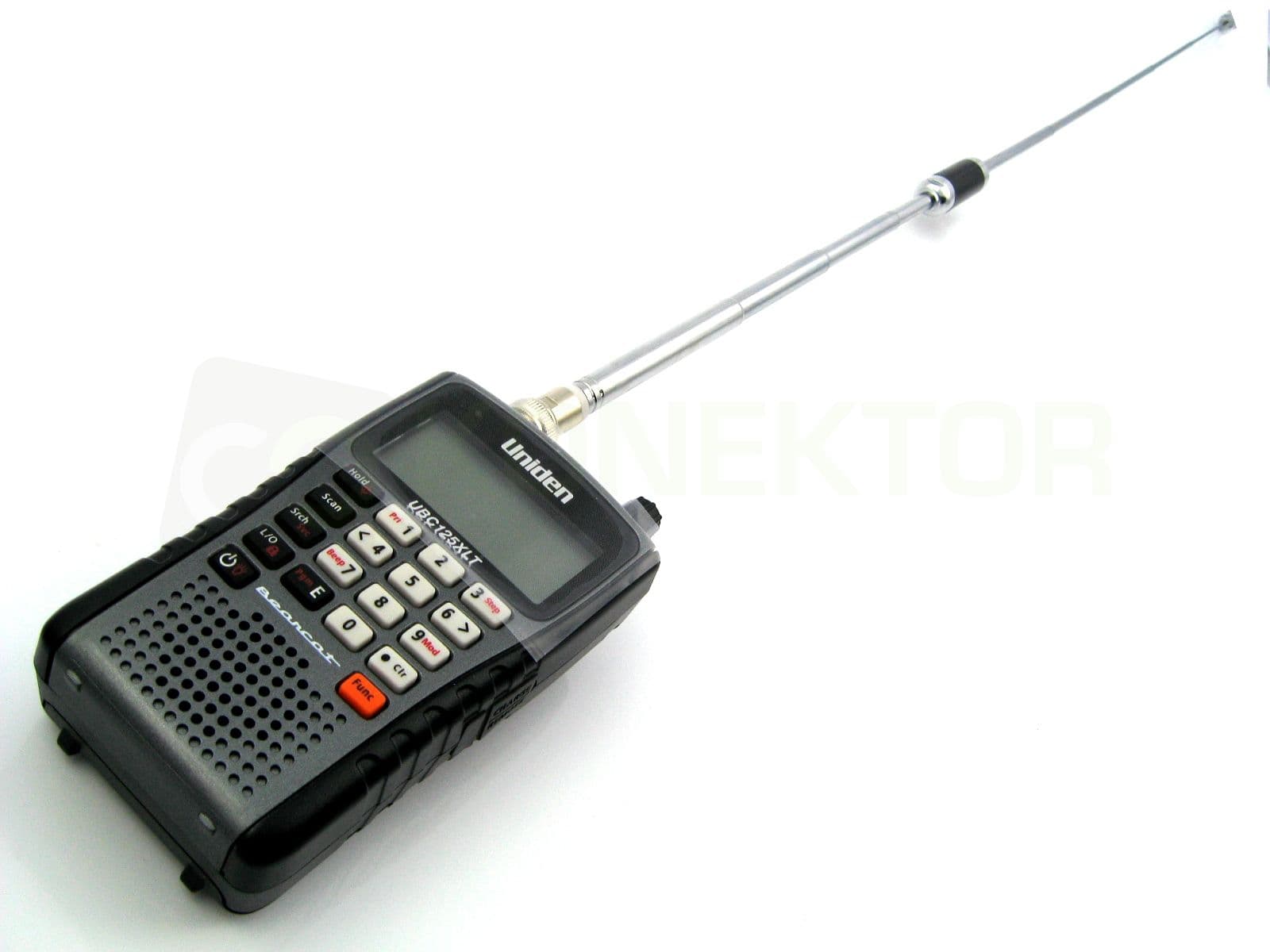 Albrecht Handscan BNC 66cm Antena do skanera szerokopasmowa 25-1300MHz TELESKOPOWA (np. UNIDEN), także RX/TX 130-535MHz