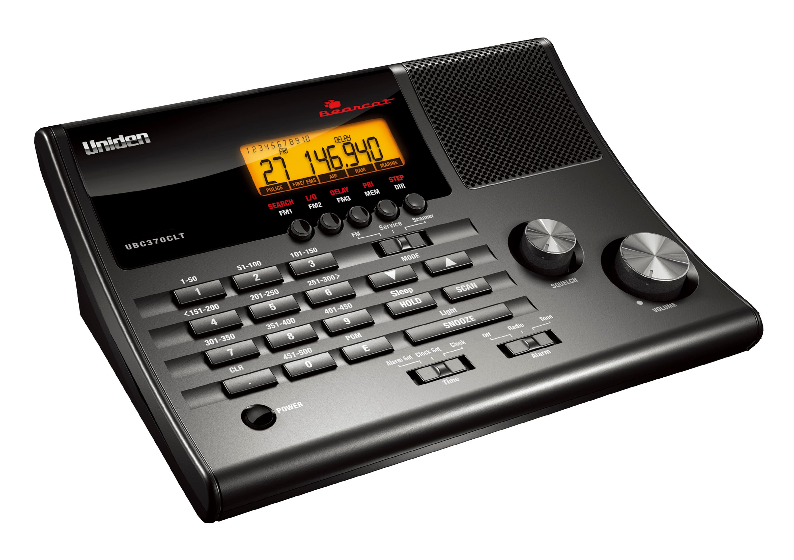 UNIDEN UBC 370 CLT skaner stacjonarny 25-960MHz odbiornik szerokopasmowy Uniden UBC370CLT (następca UBC 360)