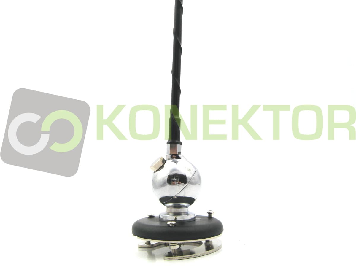 Głowica 3/8 obrotowa 360 stopni AUBALL - montaż na 3 śruby (główka 3/8 montaż ball mount)
