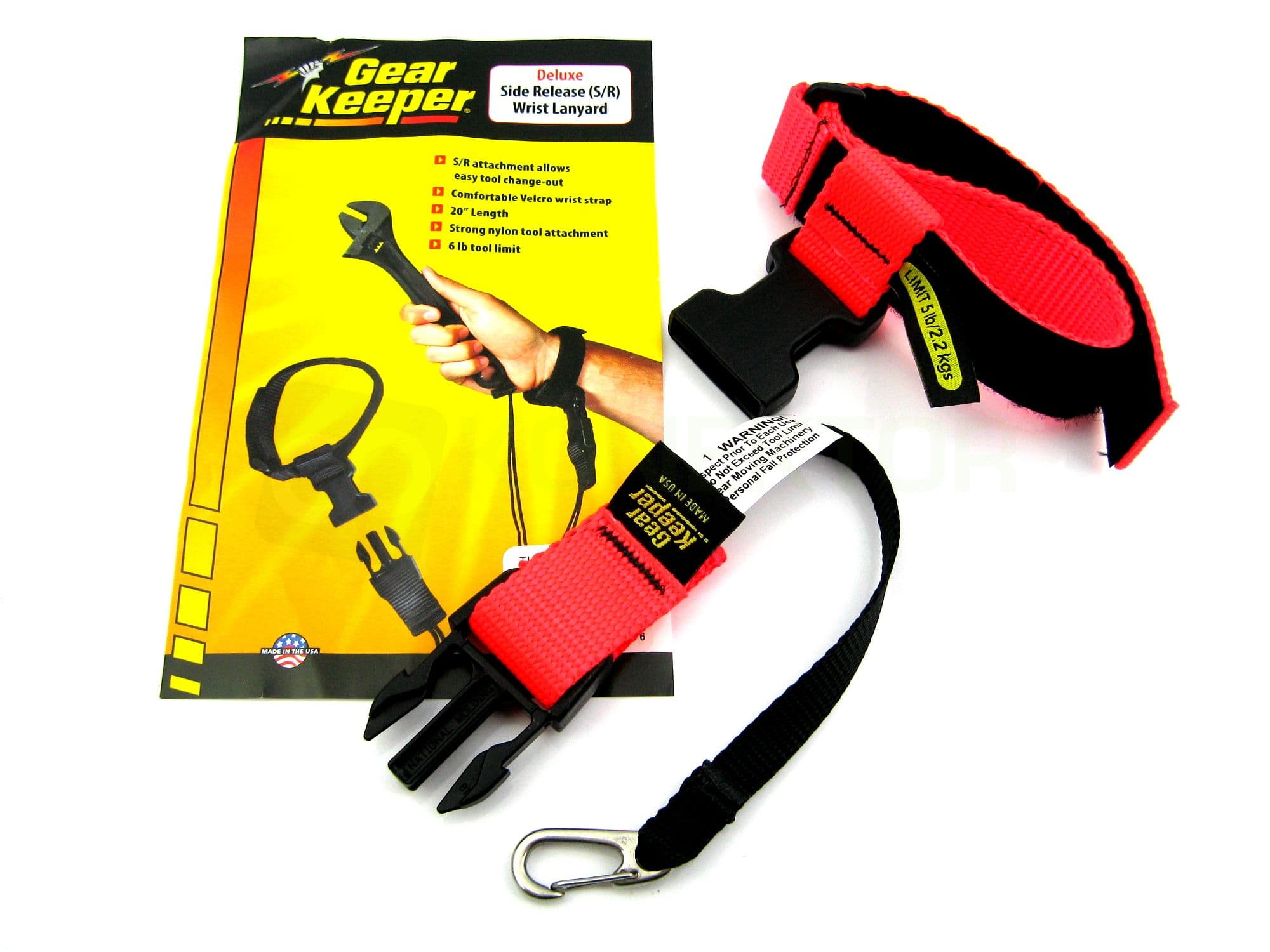 Uchwyt nadgarstkowy do narzędzi ręcznych o wadze do 2,2kg GearKeeper TL1-2008