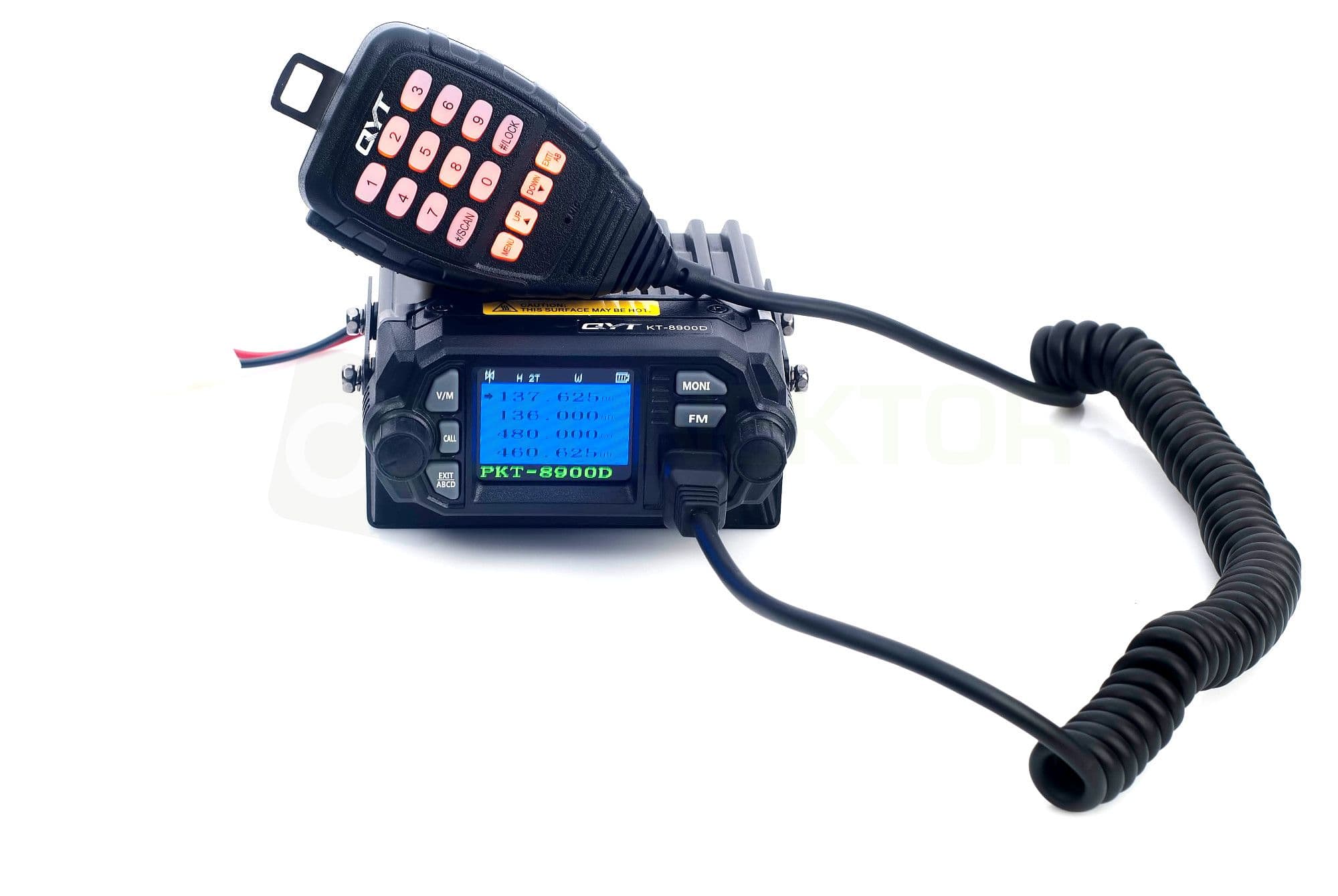 QYT KT-8900D EXPORT z QUAD WATCH 136-174/400-480MHz miniaturowy duobander przewoźny radiotelefon VHF/UHF - moc 25W