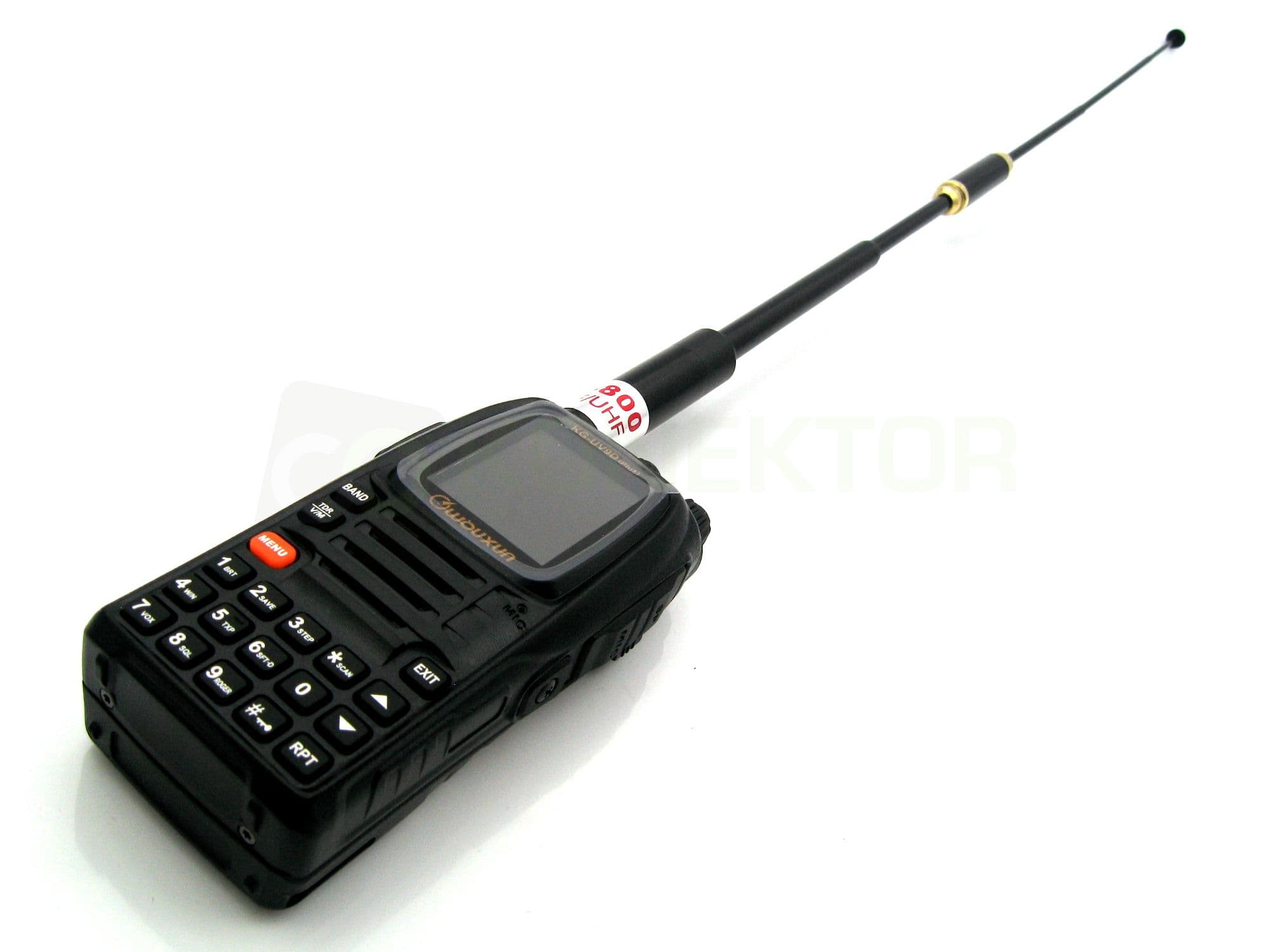Radiora AL-800 SMA-M długość 85/22cm 2-częściowa antena VHF/UHF do duobanderów, skanerów, SDR np. Wouxun KG-UV9D, KG-UV8D, Baofeng UV-3R, Icom IC-R6, Yaesu itp.
