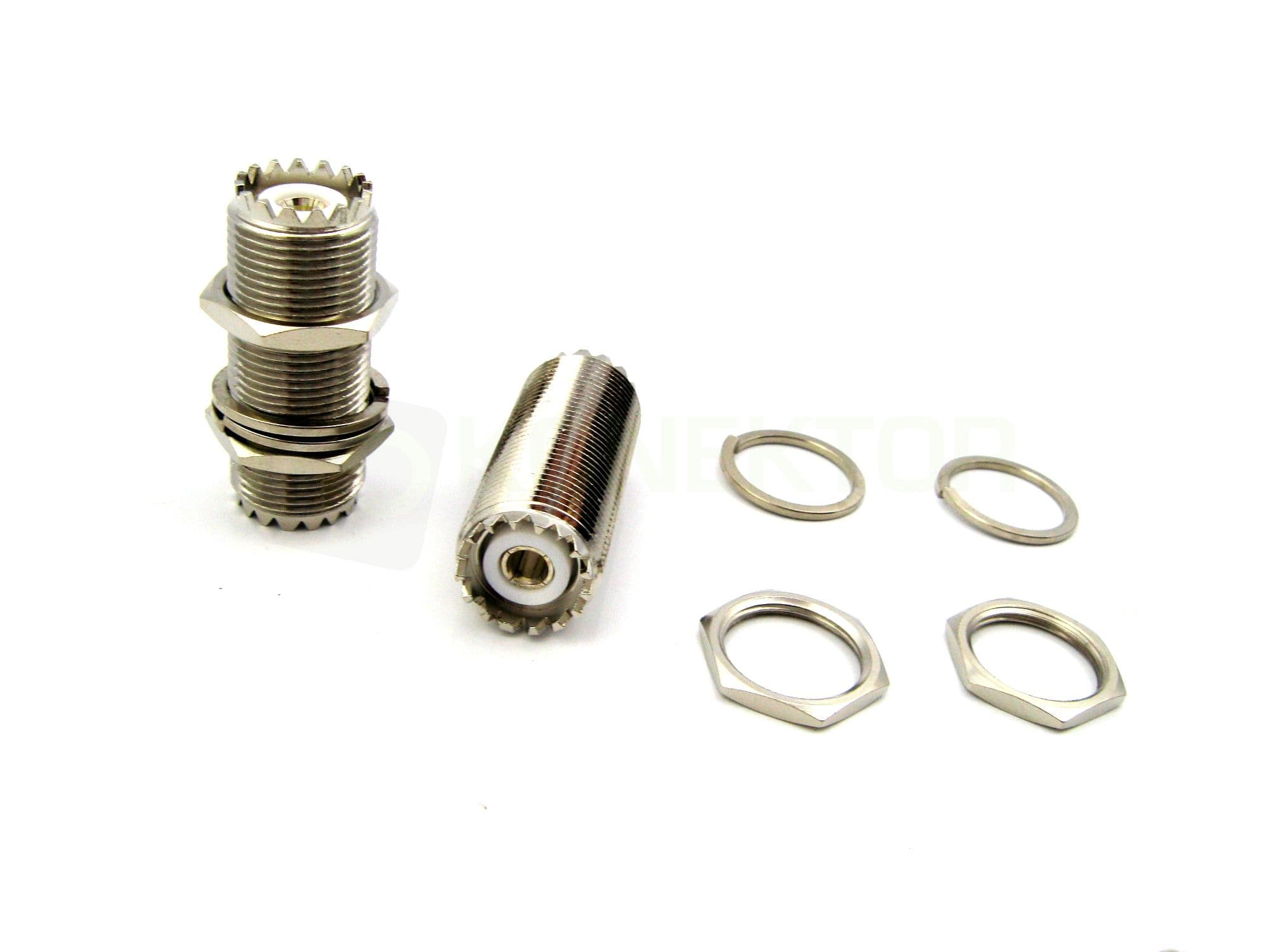 BECZKA UC1/UC1 łącznik DŁUGI UHF 38mm (np. do obudowy) PTFE RADIORA