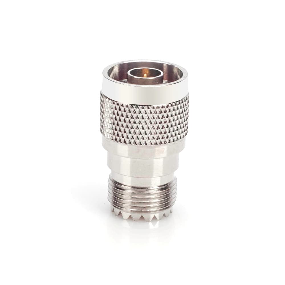 Adapter przejściówka gniazdo UHF (SO-239) / wtyk N - RADIORA PTFE/Gold