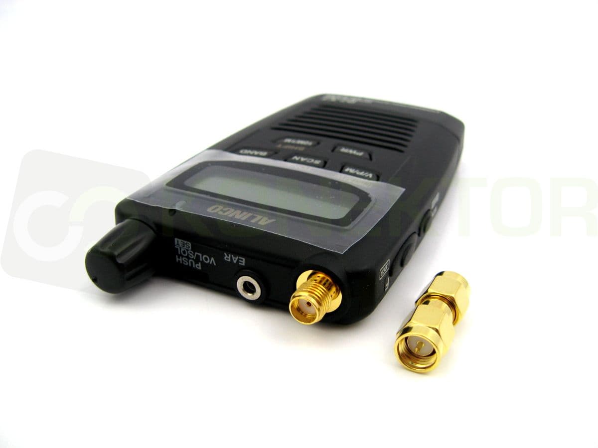 Beczka SMA-M/SMA-M RADIORA PTFE/GOLD adapter przejściówka bardzo dobra jakość (np. do przedłużania przewodu)