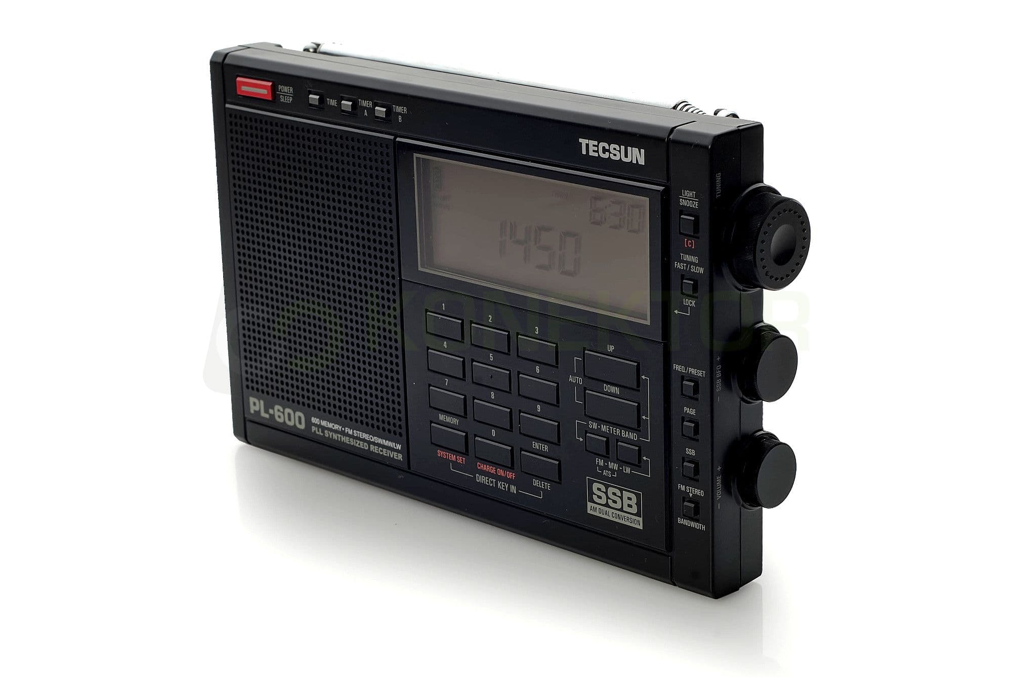PRZECENA!! TECSUN PL-600 odbiornik globalny z SSB, podwójna przemiana - FM Stereo/MW/LW/SW, odsłuch CB/KF