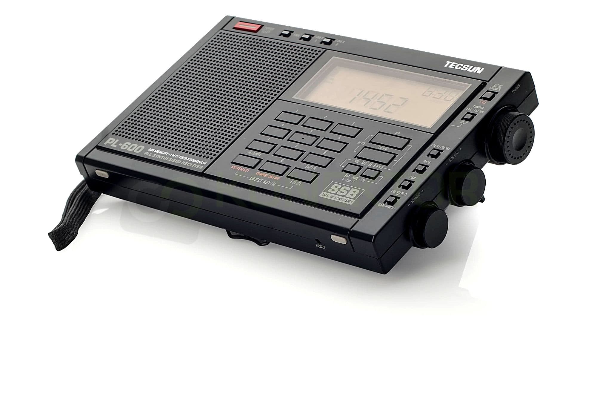 PRZECENA!! TECSUN PL-600 odbiornik globalny z SSB, podwójna przemiana - FM Stereo/MW/LW/SW, odsłuch CB/KF