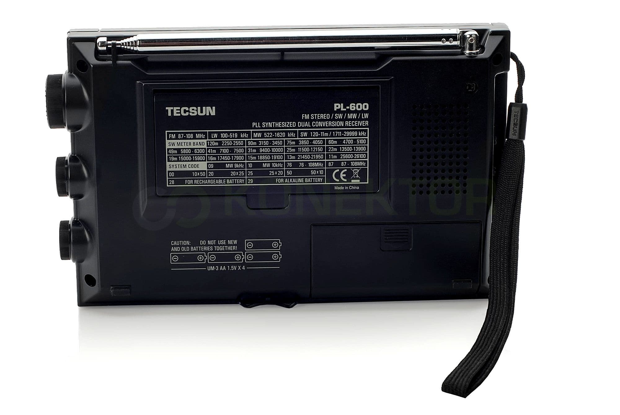 PRZECENA!! TECSUN PL-600 odbiornik globalny z SSB, podwójna przemiana - FM Stereo/MW/LW/SW, odsłuch CB/KF