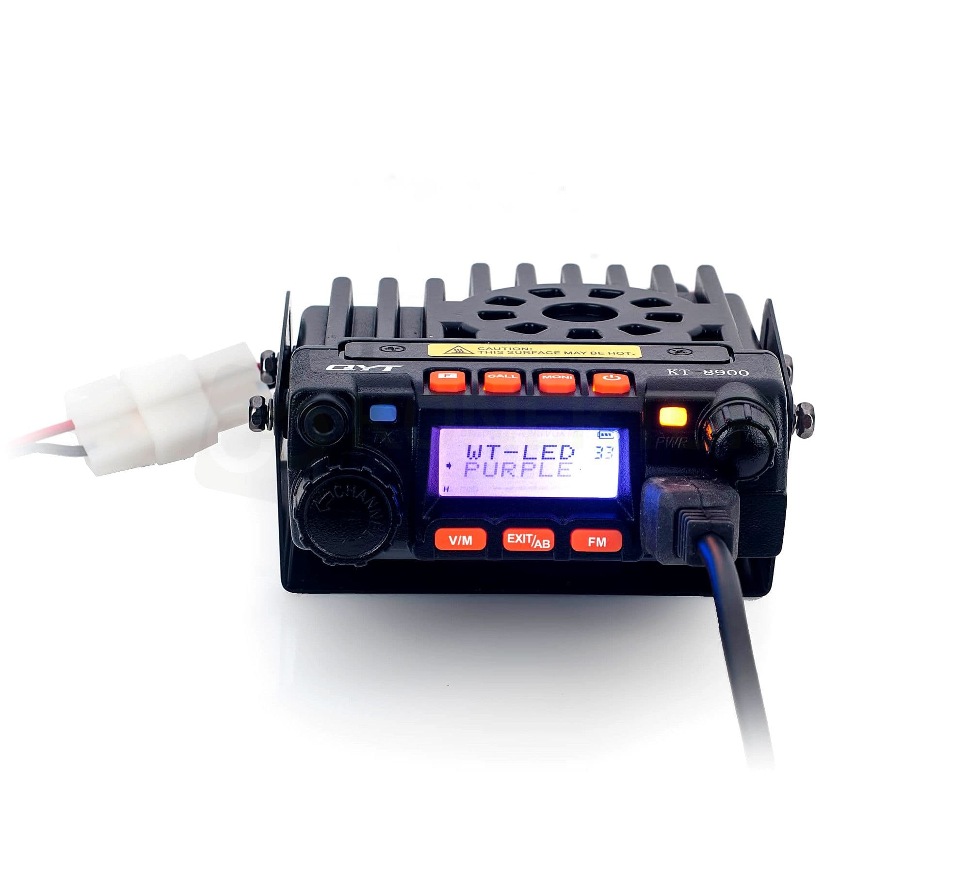 QYT KT-8900 EXPORT (z wentylatorem) 136-174/400-480MHz miniaturowy duobander przewoźny radiotelefon VHF/UHF - moc 25W