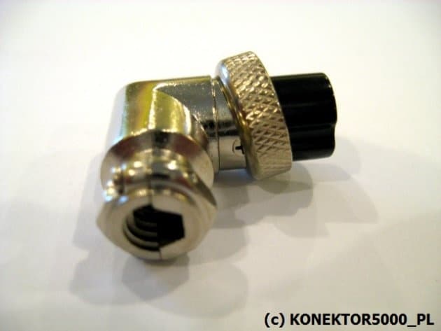 Wtyk kątowy mikrofonowy 6-PIN