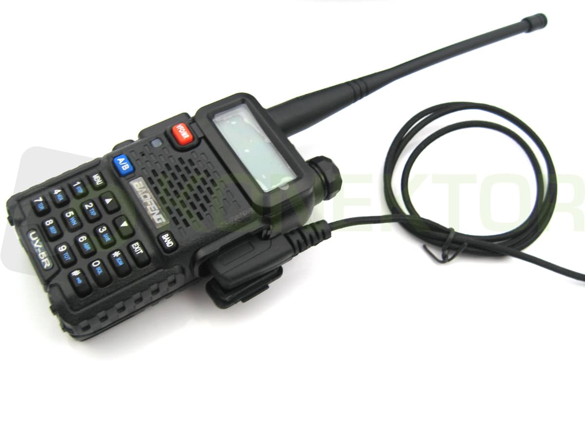 HEADSET (mikrofon na pałąku, słuchawki nauszne) wtyk K 2-pin Kenwood, Baofeng, Wouxun, TYT, Intek itp. - Radiora MIC-KEN3