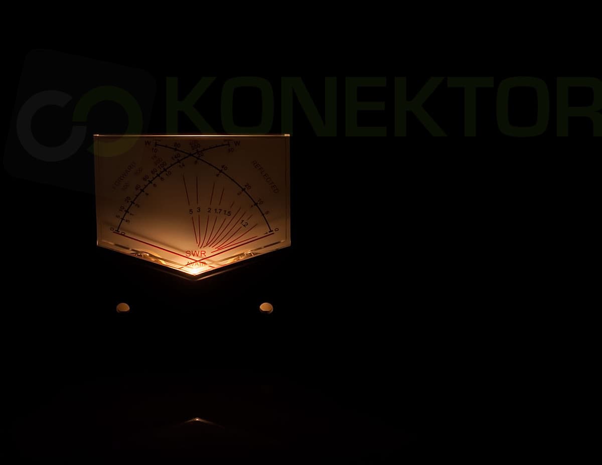 MAAS RX-200 reflektometr krzyżowy 1.8-200 MHz CB/HF/VHF - pomiar SWR/POWER, podświetlana skala