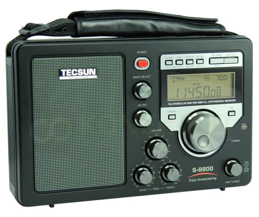 TECSUN S-8800 zaawansowany odbiornik globalny z pilotem, SSB, DSP # ŚWIETNY DŹWIĘK # FM Stereo/MW/LW/SW, odsłuch CB/KF