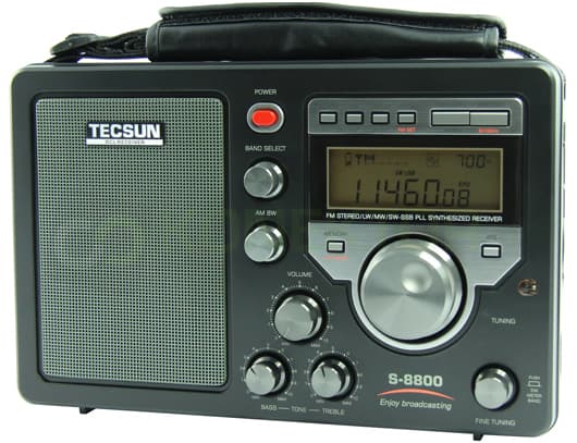 TECSUN S-8800 zaawansowany odbiornik globalny z pilotem, SSB, DSP # ŚWIETNY DŹWIĘK # FM Stereo/MW/LW/SW, odsłuch CB/KF