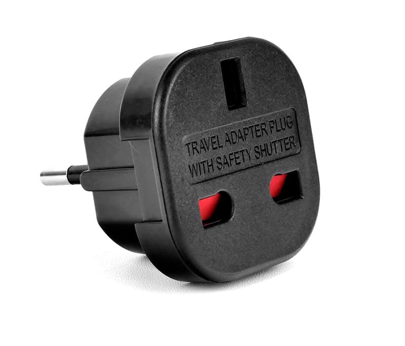 Adapter sieciowy 230V UK/PL UK/EU - przejściówka do wtyczek angielskich SUPERJAKOŚĆ 250V/6A