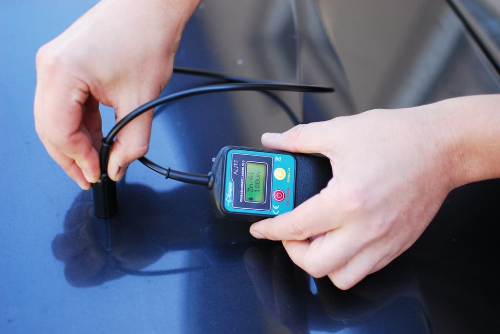 Prodig Tech GL-3S UV miernik grubości lakieru (stali + aluminium) TESTER UV, z sondą na przewodzie, funkcja hold - Łódź, Zbąszyńska 2 # grubościomierz lakieru #