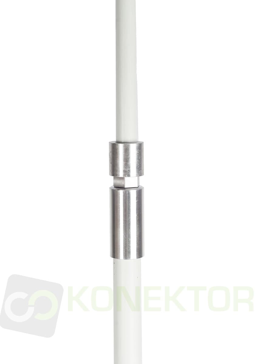RADIORA FIBERGLASS 1/2 superwytrzymała antena bazowa CB + 10m 1/2 fali z włókna szklanego