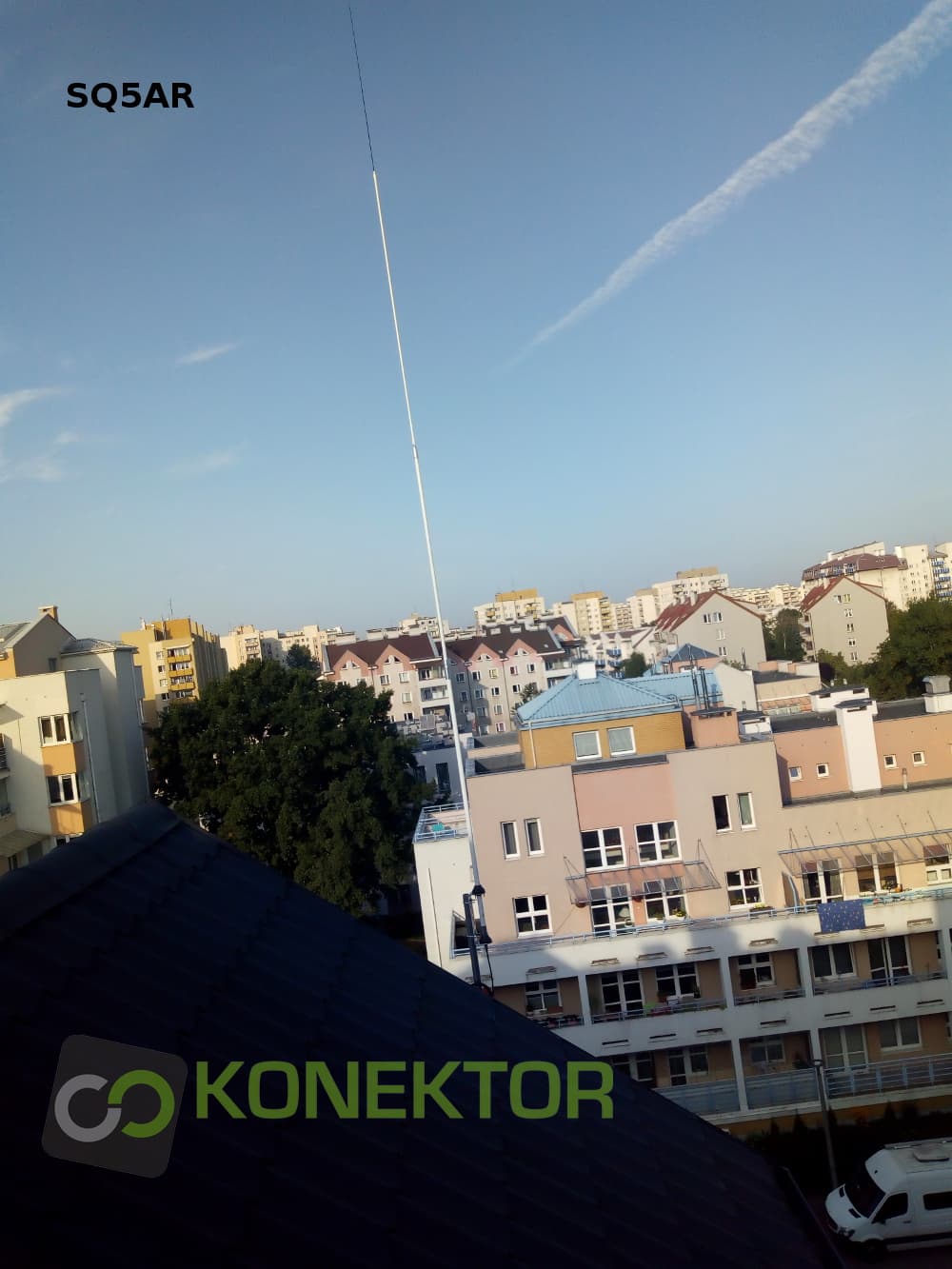 RADIORA FIBERGLASS 1/2 superwytrzymała antena bazowa CB + 10m 1/2 fali z włókna szklanego