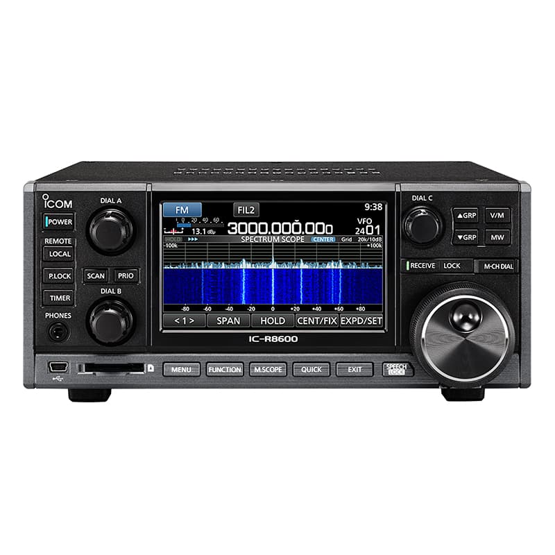 ICOM IC-R8600 cyfrowy skaner SDR do 3GHz MADE IN JAPAN (odbiornik szerokopasmowy) - HIGH END