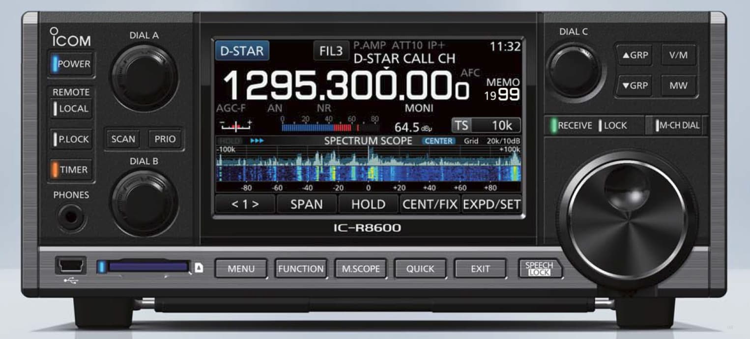 ICOM IC-R8600 cyfrowy skaner SDR do 3GHz MADE IN JAPAN (odbiornik szerokopasmowy) - HIGH END